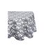 Nappe Antitache Imprimée Palmier 180cm Gris-1