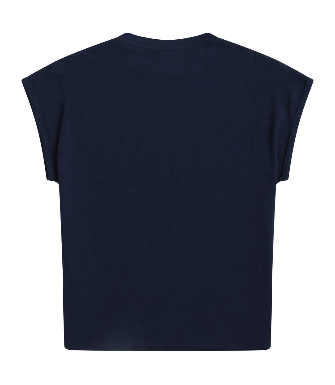 Womens/ladies holly cornwall t-shirt navy Animal-2