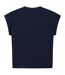 Womens/ladies holly cornwall t-shirt navy Animal-2