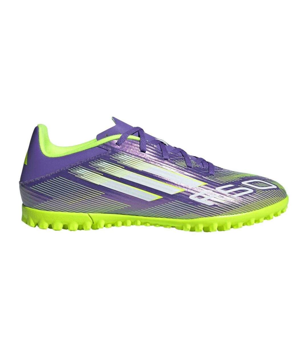 Mens F50 League 3 Stripes Football Boots Purple White Adidas-1