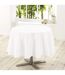 Nappe Ronde Antitache Essentiel 180cm Blanc-1