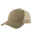 Rapper 5 panel cotton sustainable trucker cap khaki/stone Atlantis-1