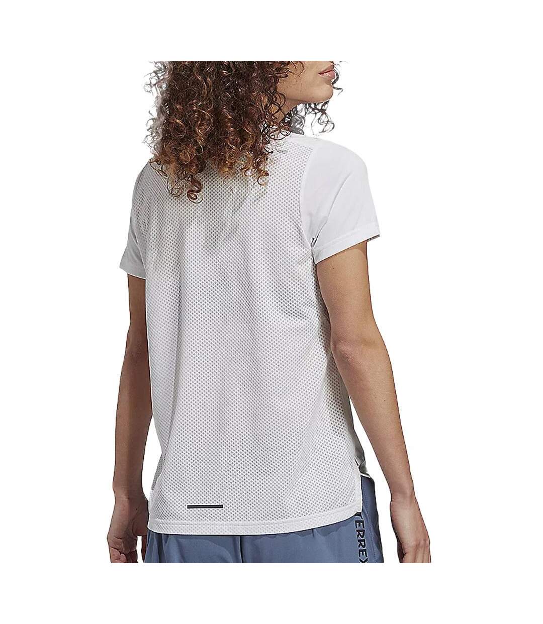 T-Shirt blanc femme adidas agr-2