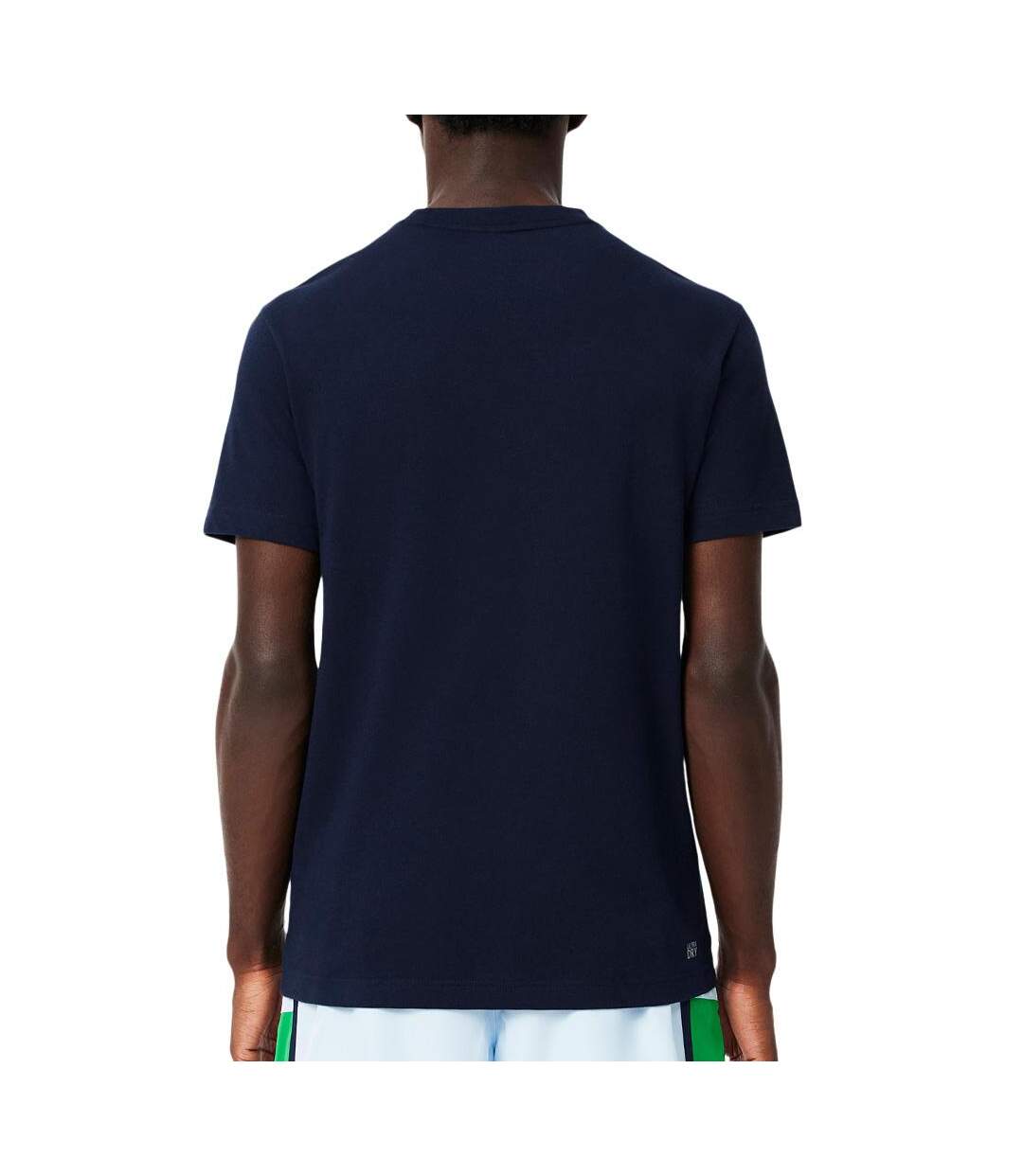 T-shirt marine homme lacoste core performance-2