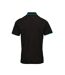 Mens Coolchecker Contrast Pique Polo Shirt Black Sunflower Premier-4