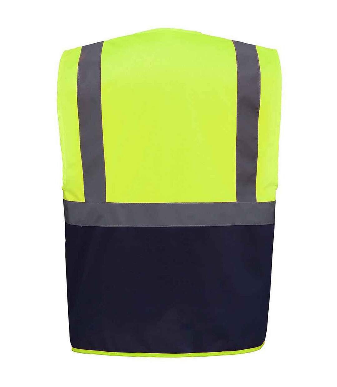 Gilet executive adulte jaune / bleu marine Yoko