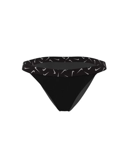 Womens/ladies Logo Bikini Bottoms Black Nike