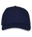 Bullet Unisex Ceto 5 Panel Sandwich Cap (Navy) - UTPF2760