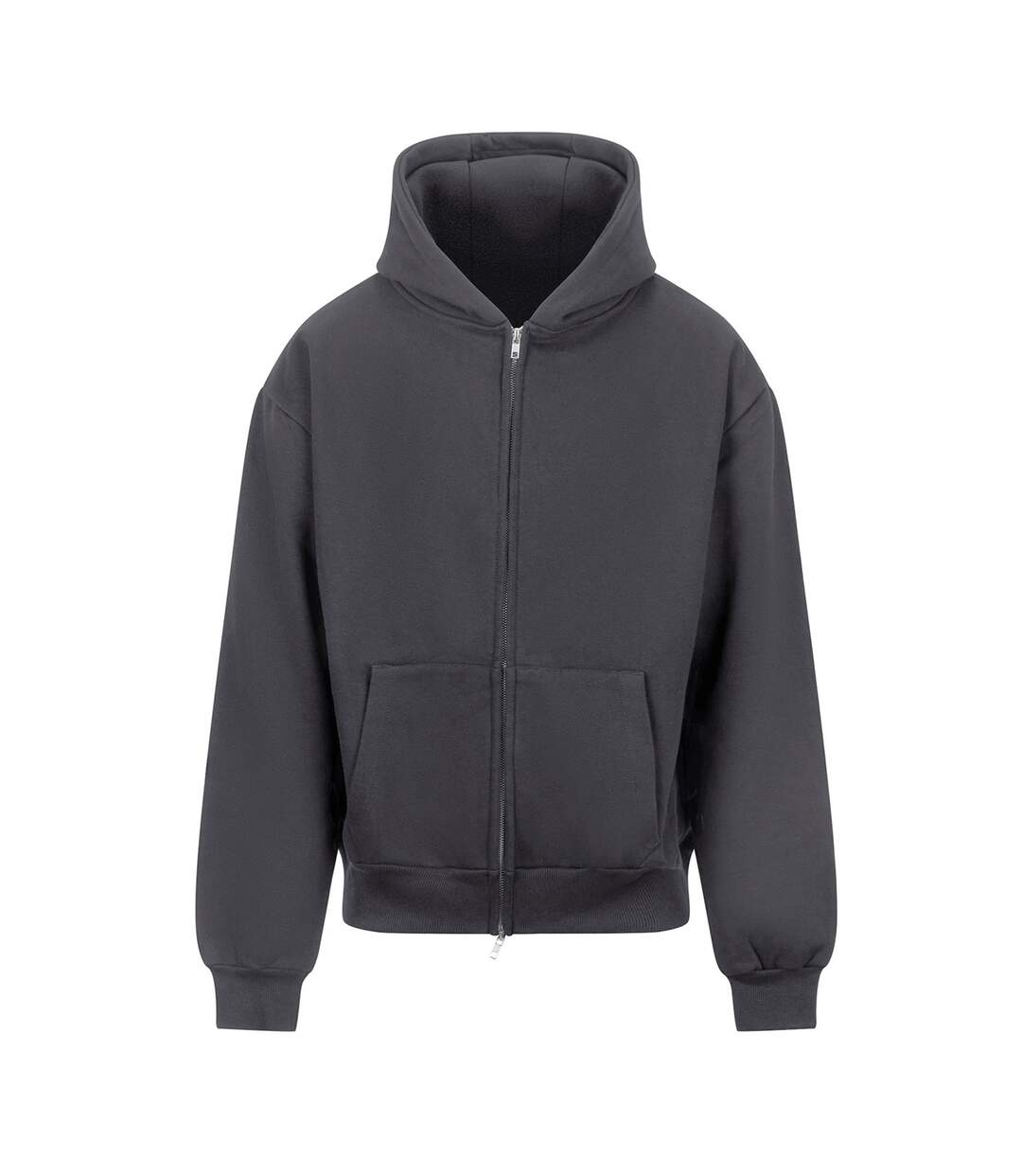 Unisex Adult Signature Heavyweight Hoodie Solid Charcoal Awdis-1