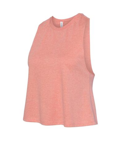 Débardeur Femme Corail Chiné Bella + Canvas