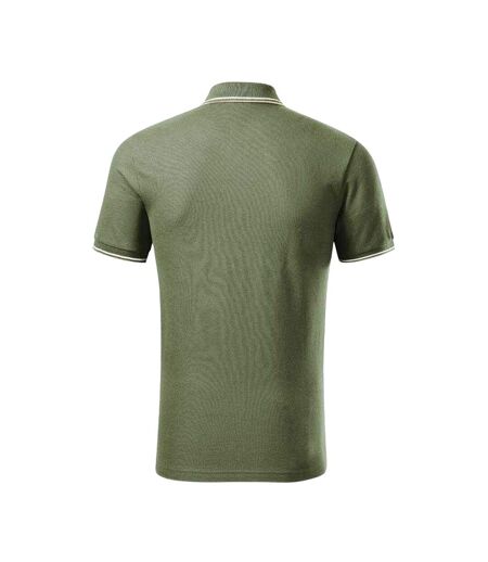Polo Focus Homme Vert Kaki Malfini