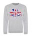 Sweat Motif/style Union Jack Homme Gris Lonsdale-1