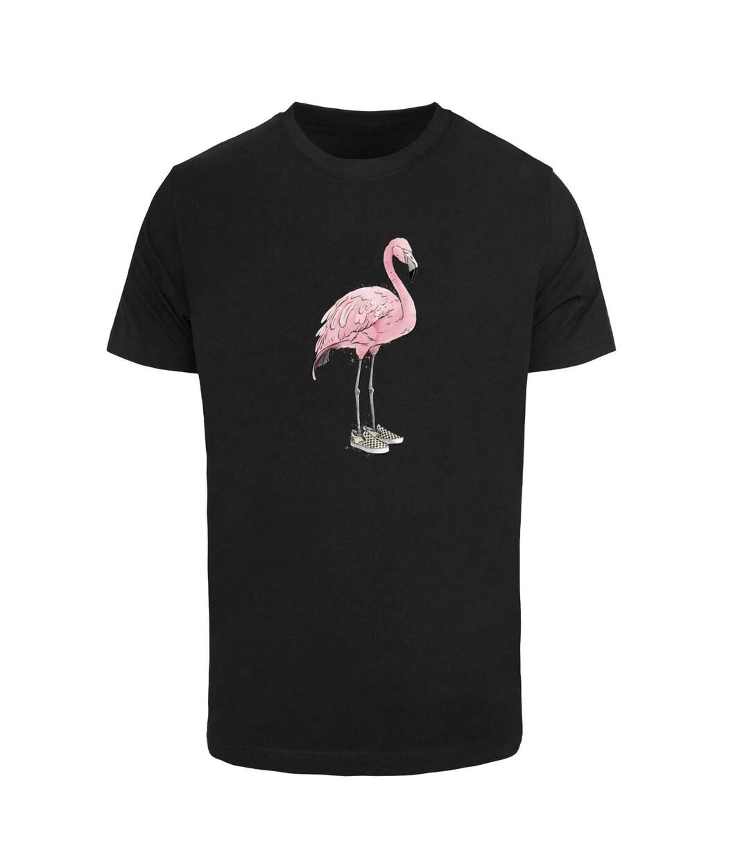 T-shirt Fly-mingo Homme Noir Mister Tee-1
