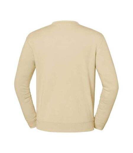 Sweat Uni Col Ars-du-cou Iconic Premium Homme Beige Fruit Of The Loom