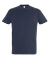 T-shirt manches courtes - Mixte - 11500 - bleu marine