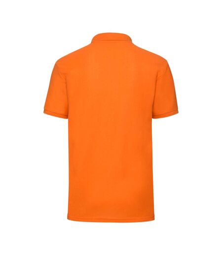 Polo 65/35 Homme Orange Fruit Of The Loom