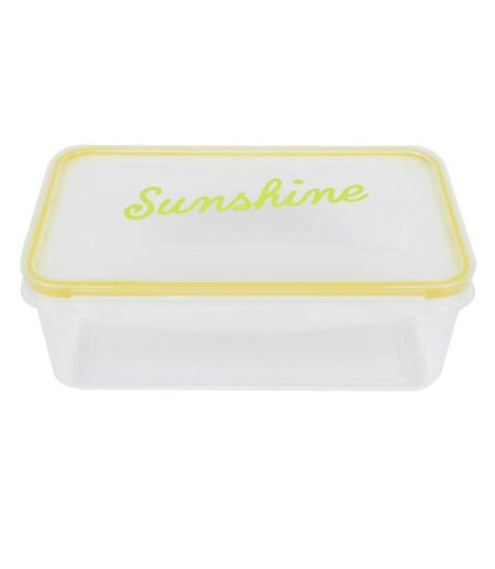 Lunch Bag 3 Pièces Bain de Soleil 22cm Jaune & Vert