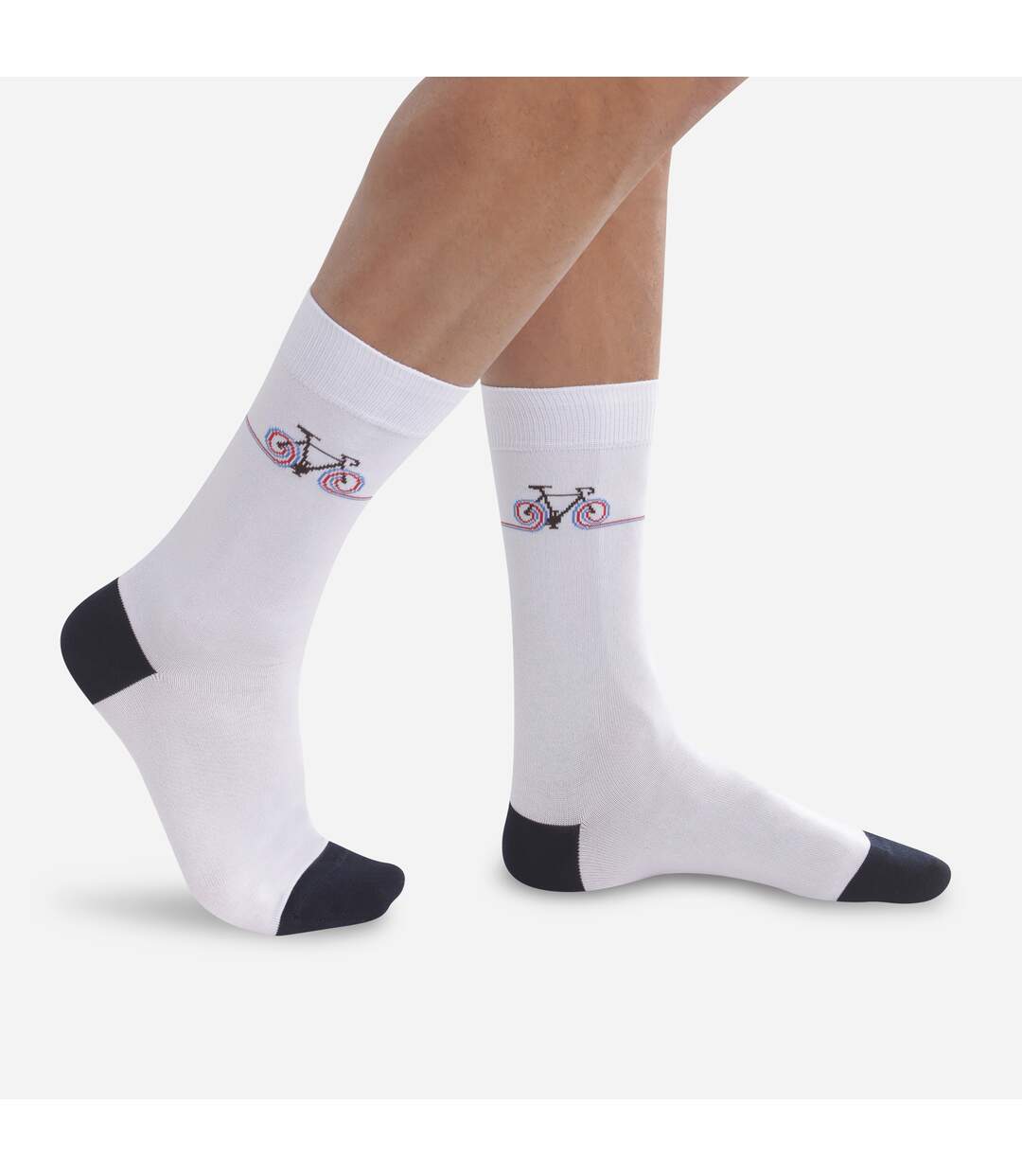 Chaussettes en coton motif Tour de France ieur Dim-2