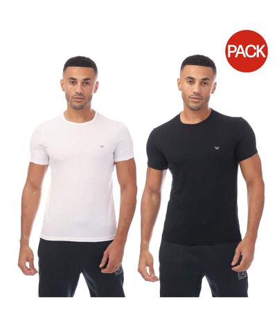 T-shirts homme bleu marine / blanc Emporio Armani