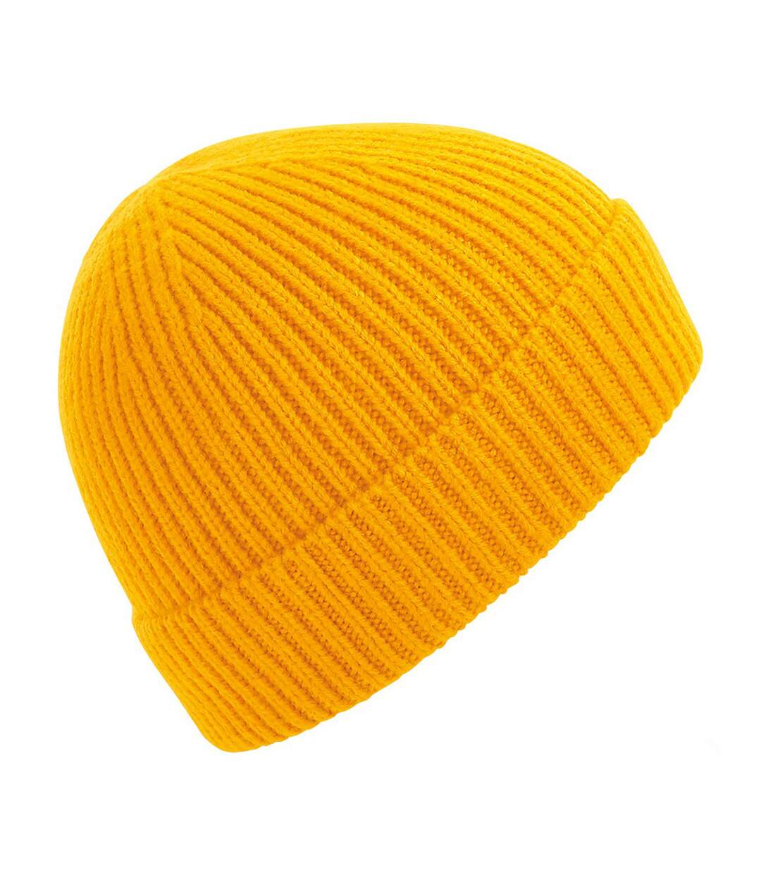 Beechfield Unisex Engineered Knit Ribbed Beanie (Sun Yellow) - UTRW7312-1