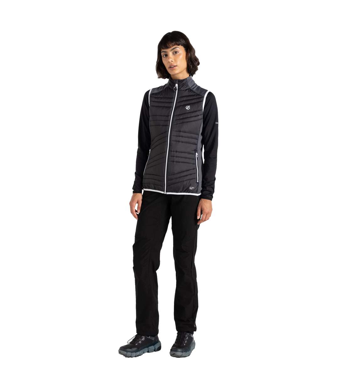 Womens/ladies Altimeter Gilet Black Ebony Dare 2B-1