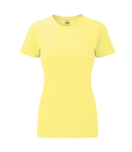 Russell Womens Slim Fit Longer Length Short Sleeve T-Shirt (Yellow Marl)