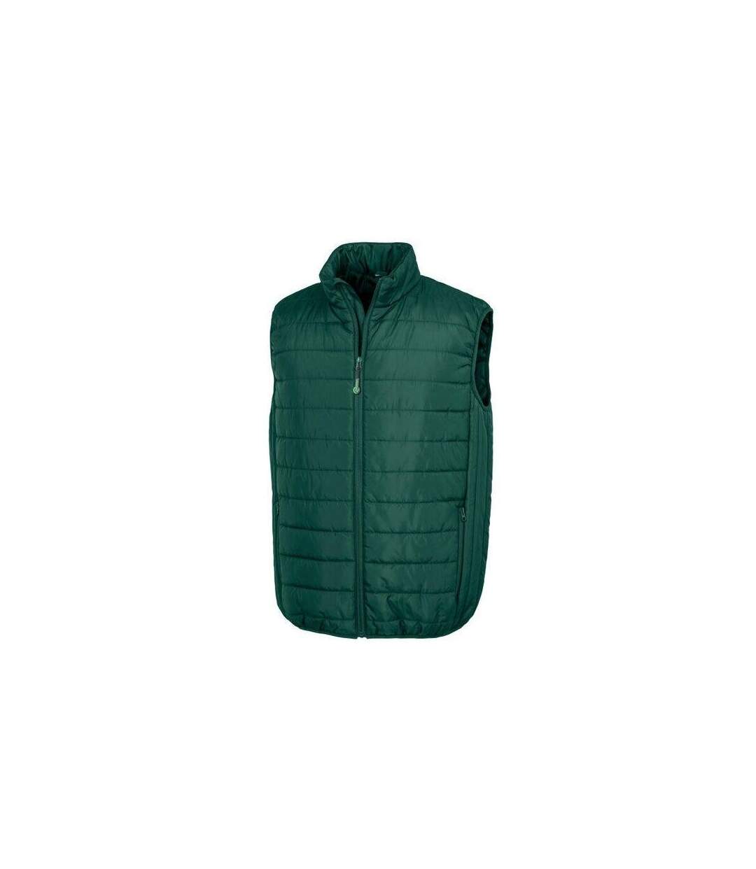 Mens Promo Padded Body Warmer Bottle Green Result Core-3