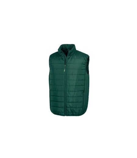 Mens Promo Padded Body Warmer Bottle Green Result Core