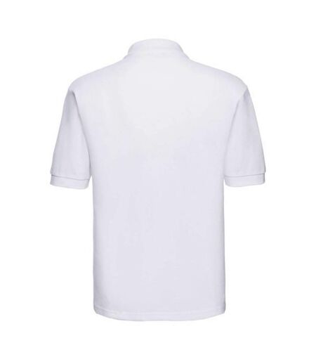 Polo à manches courtes homme blanc Russell