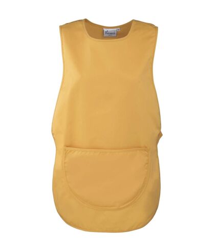 Premier Ladies/Womens Pocket Tabard/Workwear (Sunflower) (XXL)