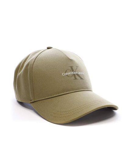 Casquette kaki homme calvin klein jeans mono logo print - taille unique