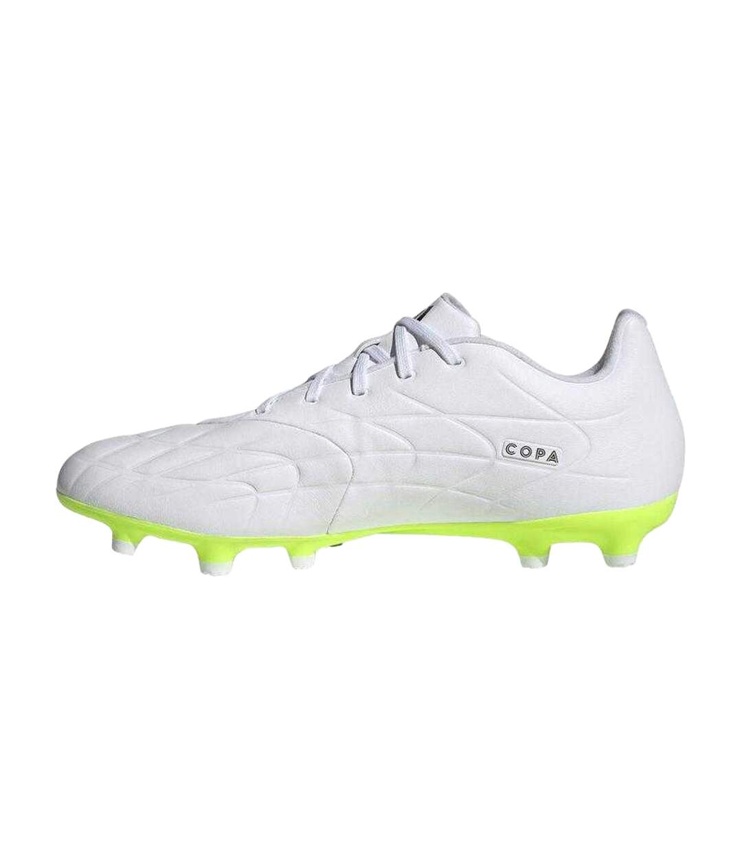 Chaussures À Crampons Pour Terrain Ferme Copa Pure.3 Homme Blanc Nuage Noir Jaune Fluo Adidas-2