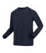 Regatta Mens Leith Lightweight Sweatshirt (Navy/Black Marl)