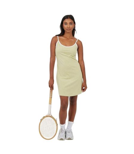 Robe À Bretelles Femme Vert Blanc Brave Soul