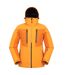 Mens Phase Extreme Waterproof Ski Jacket Bright Orange Mountain Warehouse-1