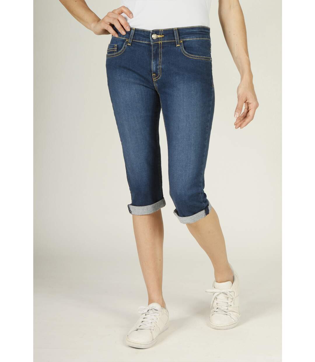 Pantacourt stretch slim EMMY DENIM 'Rica Lewis'