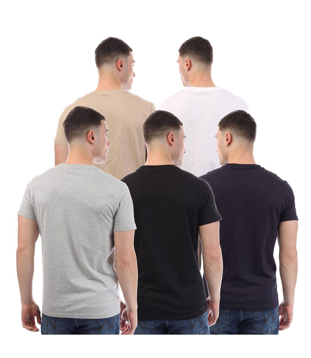 T-shirts Frankinz Homme Noir Gris Blanc Beige Duck And Cover-2