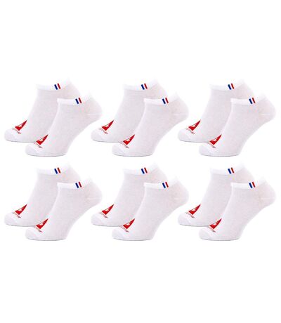 Chaussettes SNEAKER LE COQ SPORTIF Pack de 6 9392 BLANC