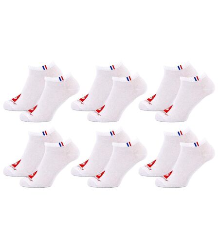 Chaussettes SNEAKER LE COQ SPORTIF Pack de 6 9392 BLANC