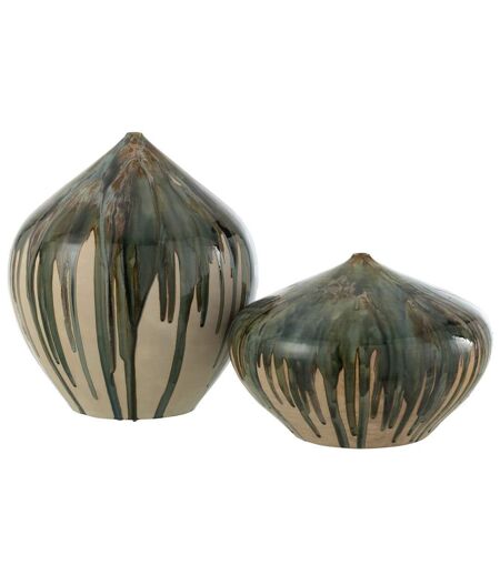 Vase Haut en Céramique Peinture 45cm Vert