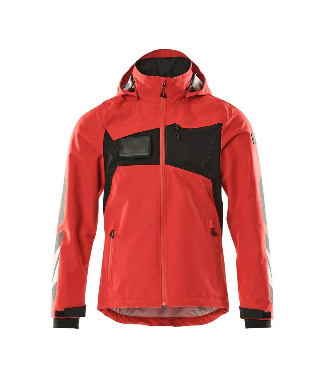 Mens Accelerate Soft Shell Jacket Traffic Red Black Mascot-1