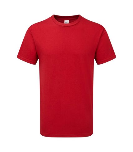 Gildan Mens Hammer Heavyweight T-Shirt (Sport Scarlet Red)