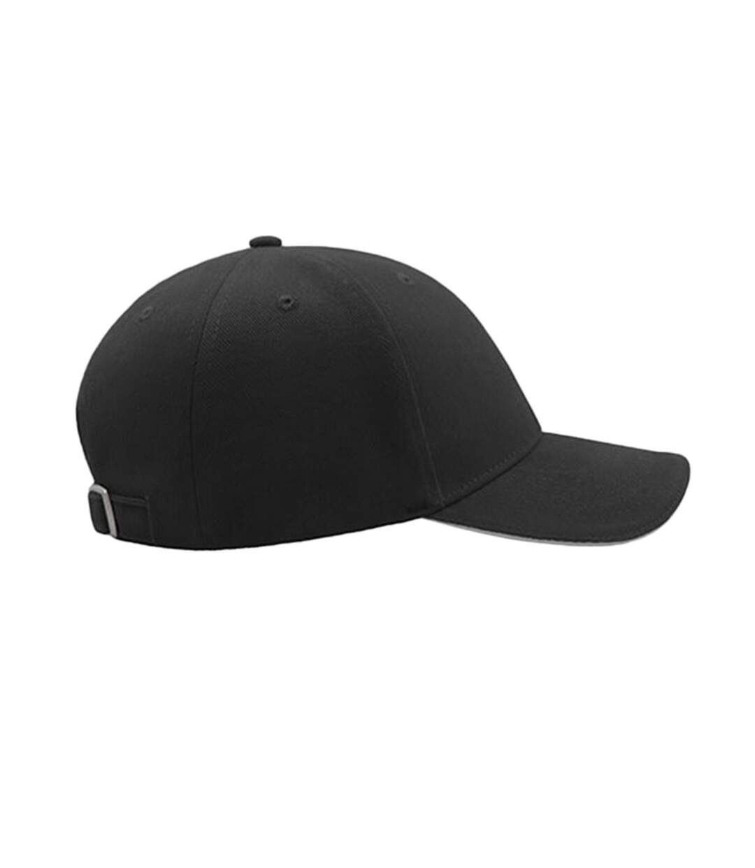 Casquette Sandwich En Coton Épais Mixte Gris Foncé Atlantis-4
