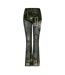Pantalon Motif/style Palmier Femme Noir Blanc Never Fully Dressed-3