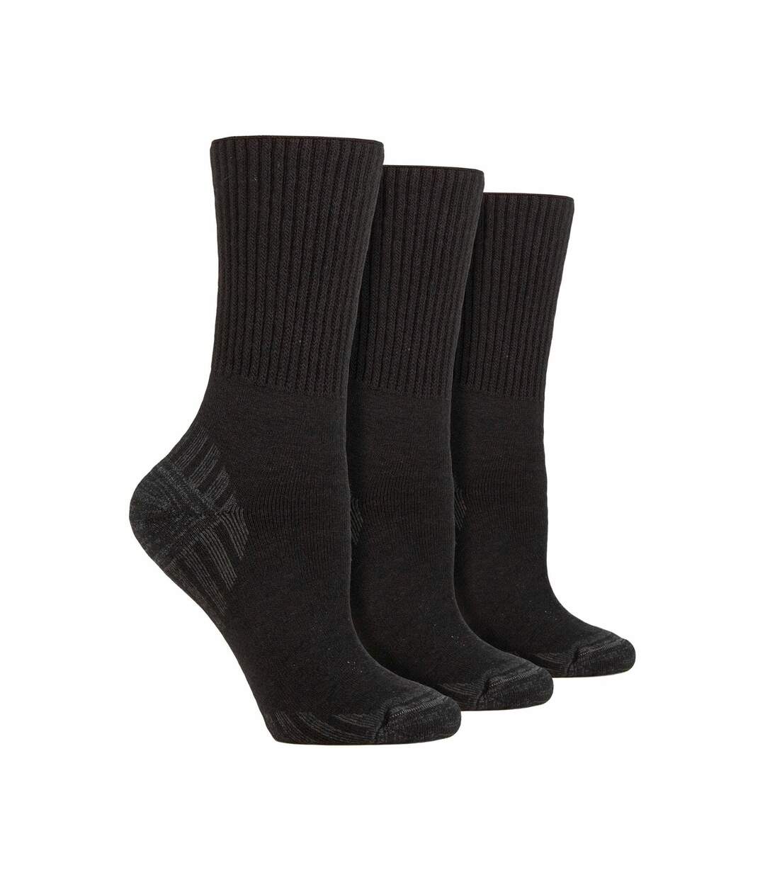 3 Pack Diabetic Walking Socks for Men | Extra Wide Wool Hiking Socks-1