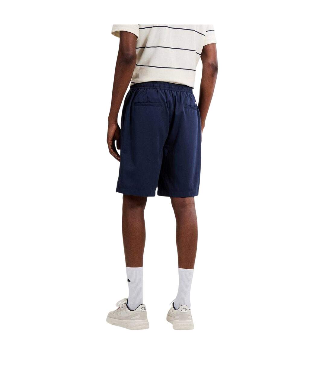 Short Chino Pozzi Homme Bleu Marine Ellesse-3
