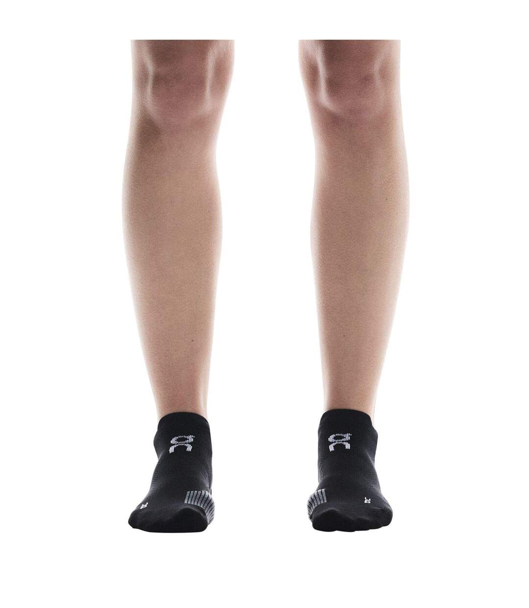 Unisex Adult No-show Socks Black On Running-4