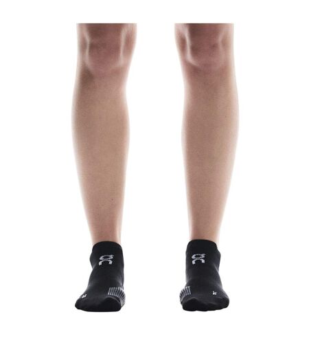 Unisex Adult No-show Socks Black On Running