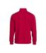 Unisex Adult Basic Half Zip Sweatshirt Red Clique-2
