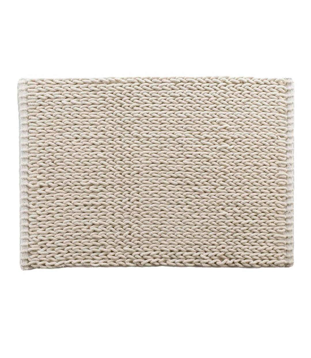 Tapis de Bain Relief Isalis 50x80cm Beige-1